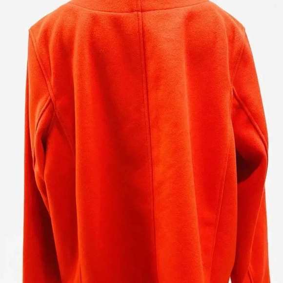 NWT CROFT & BARROW Women Button Down Round Neck Red Business Jacket Plus Size 2X - Picture 4 of 12
